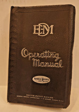 Rgw operating manual for sale  Long Beach