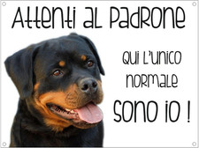 Cartello cane rottweiler usato  Roma