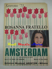 Rosanna fratello amsterdam usato  Italia