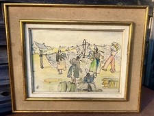 Ancien tableau aquarelle d'occasion  Dompierre-sur-Mer