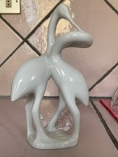 Statuetta cicogna porcellana usato  Chiaravalle
