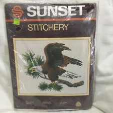 Vintage sunset stitchery for sale  Buckley