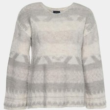 Usado, Suéter feminino Ralph Lauren mistura de lã malha asteca bege tamanho SP comprar usado  Enviando para Brazil