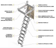 Scala retrattile acciaio usato  Latisana