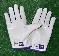 Luvas de futebol Nike NFL Mark Andrews Ravens PE malha vapor 3 brancas tamanho P XL novas comprar usado  Enviando para Brazil