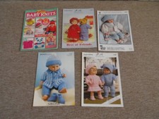 Knitting patterns dolls for sale  UK