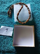 Wooden bead necklace for sale  Logansport