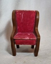 Poltrona Wells Artisan de madeira escala 1:12 móveis vintage para casa de bonecas  comprar usado  Enviando para Brazil