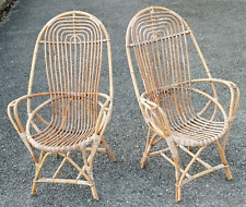 Paire fauteuil rotin d'occasion  Annemasse