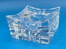 Suporte de luz de chá Waterford cristal Cygnus votivo quadrado estilo art déco , usado comprar usado  Enviando para Brazil