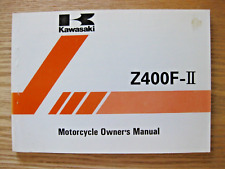 Kawasaki z400f owners for sale  WOODSTOCK