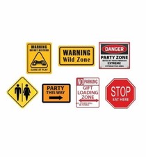 Party construction signs for sale  Viborg
