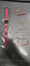 Juego de joyas de 6 piezas para mujer. Reloj y 5 pulseras segunda mano  Embacar hacia Mexico