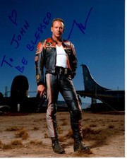 Fotografia assinada por Mickey Rourke 8x10 HARLEY DAVIDSON & THE MARLBORO MAN para John, usado comprar usado  Enviando para Brazil