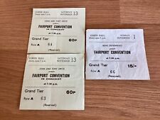 Fairport convention ticket for sale  KELSO