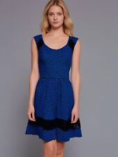 Vestido Bar III AUS10 US6 Mini Azul Geométrico Floral Swing Rockabilly Estilo Retrô comprar usado  Enviando para Brazil