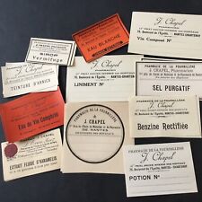 Pharmacy labels 1900 d'occasion  Expédié en Belgium