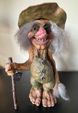 Chapéu bastão de caminhada Nyform látex homem troll 16" altura etiqueta pendurada feito na Noruega comprar usado  Enviando para Brazil