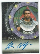 Stargate season autograph for sale  NORTHAMPTON