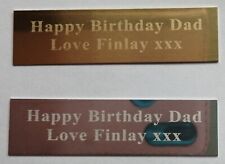 Engraved self adhesive for sale  CAMPBELTOWN