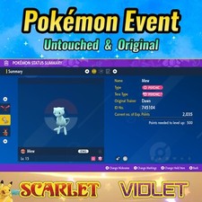 Shiny mew evento usato  Spedire a Italy