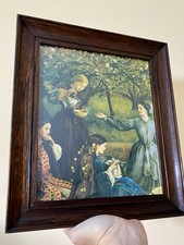 Antique oak picture for sale  STONE