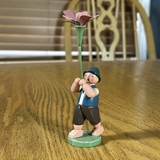 Vintage Erzgebirge Flor de Madeira Criança RDA Wendt & Kuhn Especialista Marcado comprar usado  Enviando para Brazil