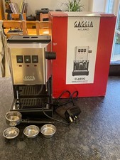 Gaggia new classic for sale  KETTERING