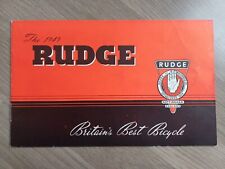 Vintage 1949 rudge for sale  MANCHESTER