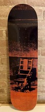 Usado, Cadeira elétrica Andy Warhol deck de skate laranja - The Skateroom comprar usado  Enviando para Brazil