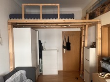 Selbstgebautes hochbett naturh gebraucht kaufen  Mannheim