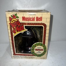 Vintage Musical Christmas Bell 1980 Bells Of Noel 8 Canções Calax NOS Org. CAIXA comprar usado  Enviando para Brazil