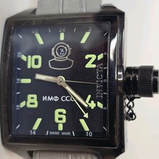 Invicta relógio de mergulho russo masculino assinatura mostrador preto GMT 45mm 7189 fabricado na Suíça comprar usado  Enviando para Brazil