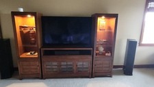 Wood media center for sale  Kailua Kona