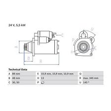 Cashback bosch starter for sale  BIRMINGHAM