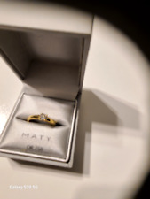 Bague solitaire jaune d'occasion  Liancourt
