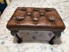 brown leather pouffe for sale brown leather pouffe for sale SMETHWICK