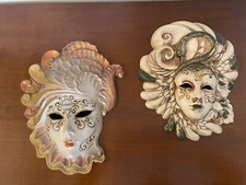 Coppia maschere veneziane usato  Italia