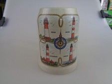 Bierkrug leuchttürme nordsee gebraucht kaufen  Norden