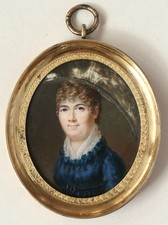 Miniature 19ème portrait d'occasion Miniature 19ème portrait d'occasion  Poitiers