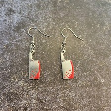 Halloween earrings bloody for sale  BURNHAM-ON-SEA
