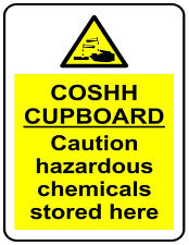 Warning safety coshh for sale  LYTHAM ST. ANNES