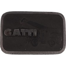 Hebilla de cinturón vintage para maquinaria de construcción de grúa Gatti segunda mano  Embacar hacia Mexico
