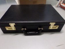 Aktenkoffer schwarz leder gebraucht kaufen  Hamburg