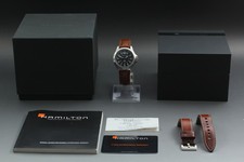 Usado, Conjunto completo [quase perfeito] relógio masculino Hamilton cáqui King H644510 mostrador preto 40mm Qz comprar usado  Enviando para Brazil