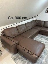 Ecksofa leder mokka gebraucht kaufen  Solingen