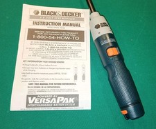 Chave de fenda Black & Decker Versapak furadeira VP 730 somente ferramenta comprar usado  Enviando para Brazil
