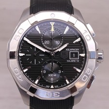 Usado, Tag Heuer Aquaracer cronógrafo CAY2110 relógio automático masculino aço 44mm com pulseira comprar usado Usado, Tag Heuer Aquaracer cronógrafo CAY2110 relógio automático masculino aço 44mm com pulseira comprar usado  Enviando para Brazil