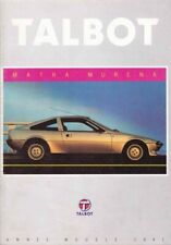 Catalogue brochure talbot d'occasion  Palaiseau