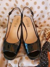 Elegante sandalo nero usato  Ponte Nossa